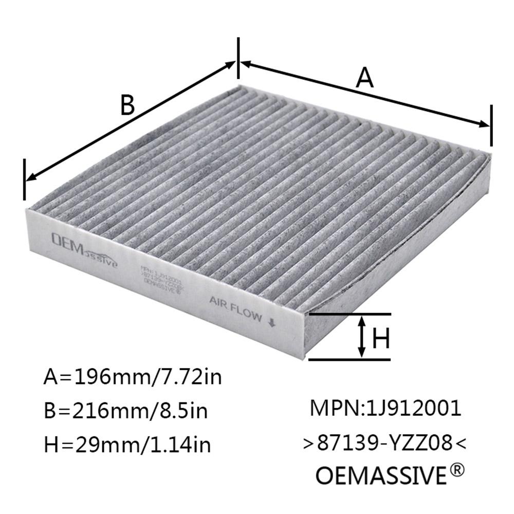 17801-28030 87139-07010 Combo Engine Cabin Air Filter For Toyota Camry XV40 XV50 Daihatsu Altis Venza 2.4L 2.5L 2.7L 2007 - 2017