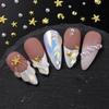 1 Bag Mixed Gold Ocean Style Nail Art Charms 3D Shell Starfish Pearl Metal Nail Jewelry Diy Nail  Charm Decoration