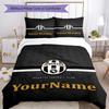 Juventus Customize Your Name Bedding Set Breathable Duvet Cover with Pillowcases Home Decoration Birthday Gift