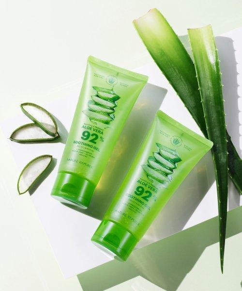 Nature Republic [3pack] Soothing & Moisture Aloe Vera Soothing Gel 250ml (Tube) Standard
