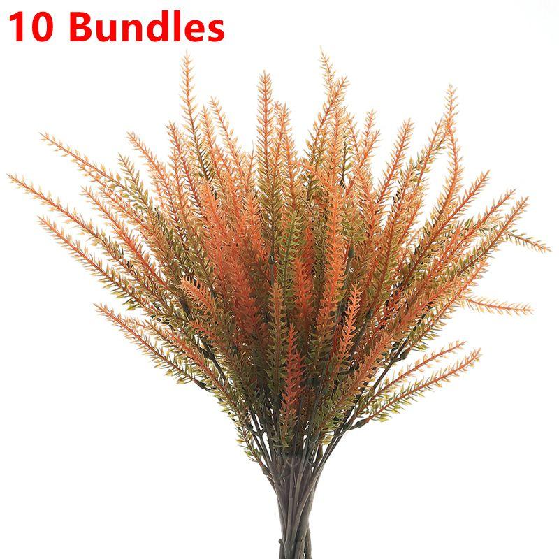 5/10 Bundles Artificial Lavender Flowers Head Fake Flowers Home Room Table Decor Outdoors Garden Wedding Decor Outdoor Plants