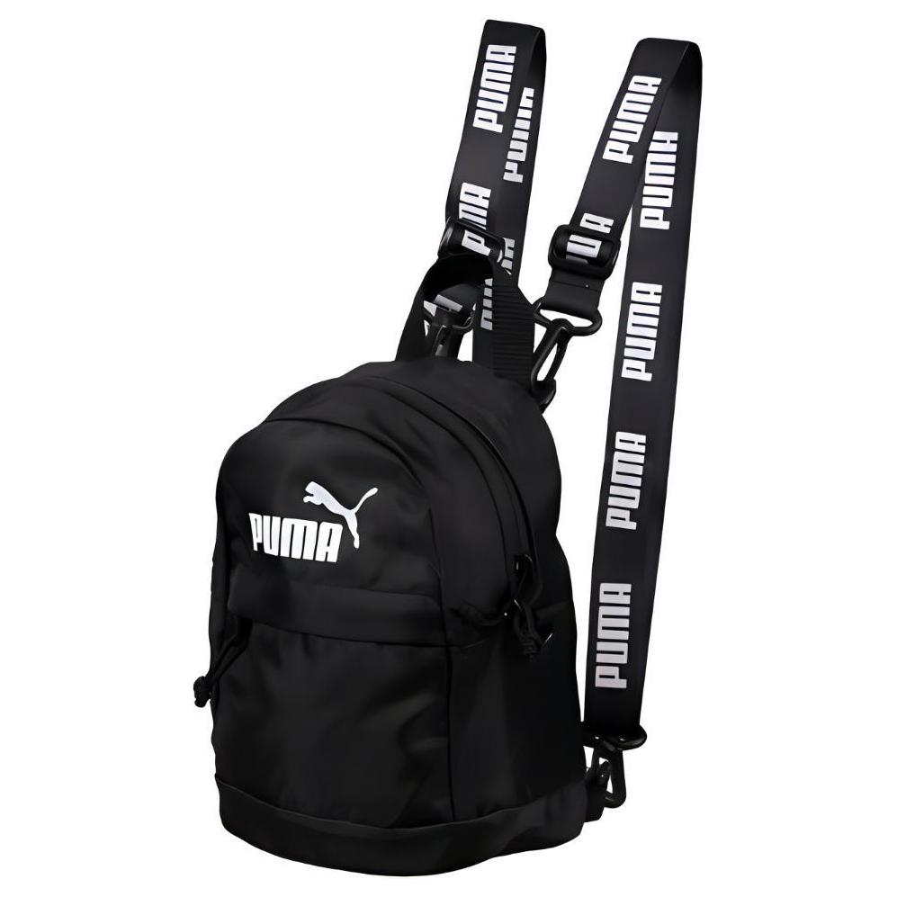 New PUMA Polyester Crossbody Bag Backpack Mini Unisex Black 076154-01
