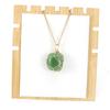 Handmade Gold Wire Winding Irregular Conformal Natural Stone Crystal Rough Stone Pendant Necklace N661
