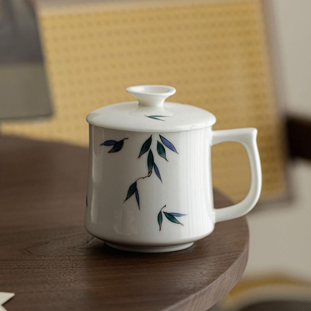 Chinese Tea Cups Chinese Ceramic Coffee Mug With Lid Handle Best Present A