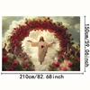 2D Divine Jesus Backdrop, Christian Event Party Background Cloth