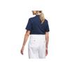 Adidas Solid Color Polo Shirt With Straight Fit And Short Sleeves Women Tops Navy-Blue IP9220
