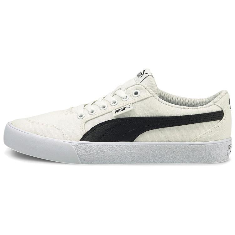 PUMA C-Skate Vulc White Black Men s 374901-02 EU 35.5