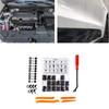 415pcs Car Bumper Retainer Clips and Nylon Fasteners Rivet Kit Car Body Push Retainer Pin Rivet Bumper Door Trim Panel Retainer