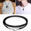 Leathers Necklace Cord with Lobster Clasp 2mm Black Cord DIY Jewelry Making Gift