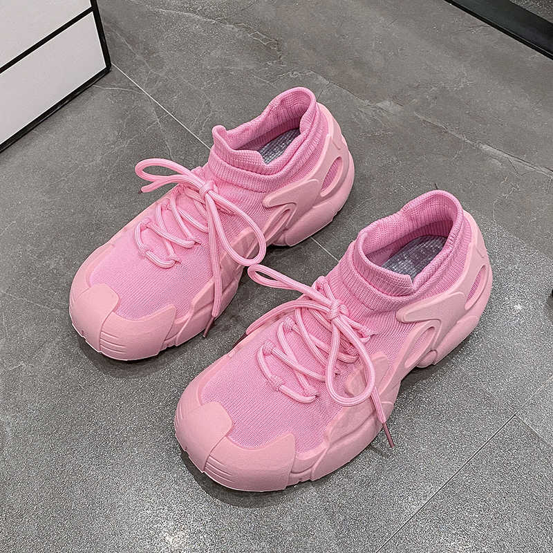 Fashion High Platform Without Heel Shoes For Women Brands Tennis Green Women Sneakers Spring Women's Spring Sports Shouse