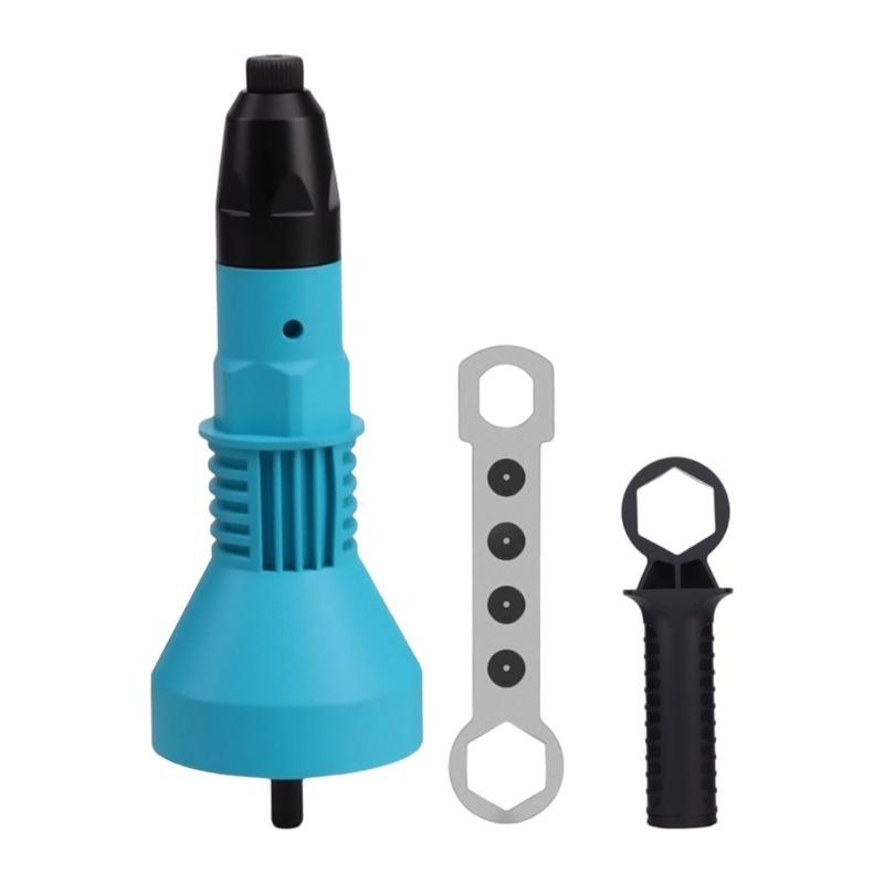 3Pcs Rivet Guns Adapter Set Suitable for Ergonomic Grip for Industrial Applications High Strength Riveter Conversion