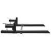 Pallet Forks, 2000 Lbs Clamp On Pallet Forks, 43" Total Length Tractor Bucket Forks with Adjustable Stabilizer Bar, Heavy Duty Pallet Forks for