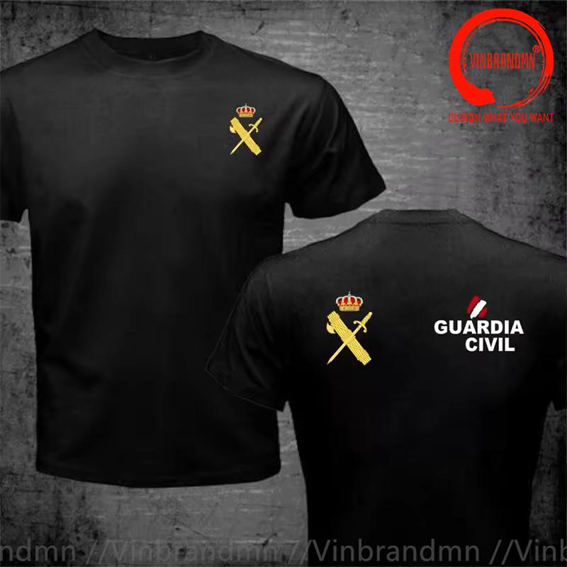 Spain Guardia Civil Espanola Emblem T Shirt Unisex Fashion Trendy Casual Clothing Stylish Tops Tee Shirt Leisure Tshirt