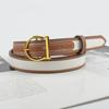 2026 New Leather Women's Belt Handmade Splicing Personalised Trend Belt with Jeans Casual Pants Belt Wholesale Students