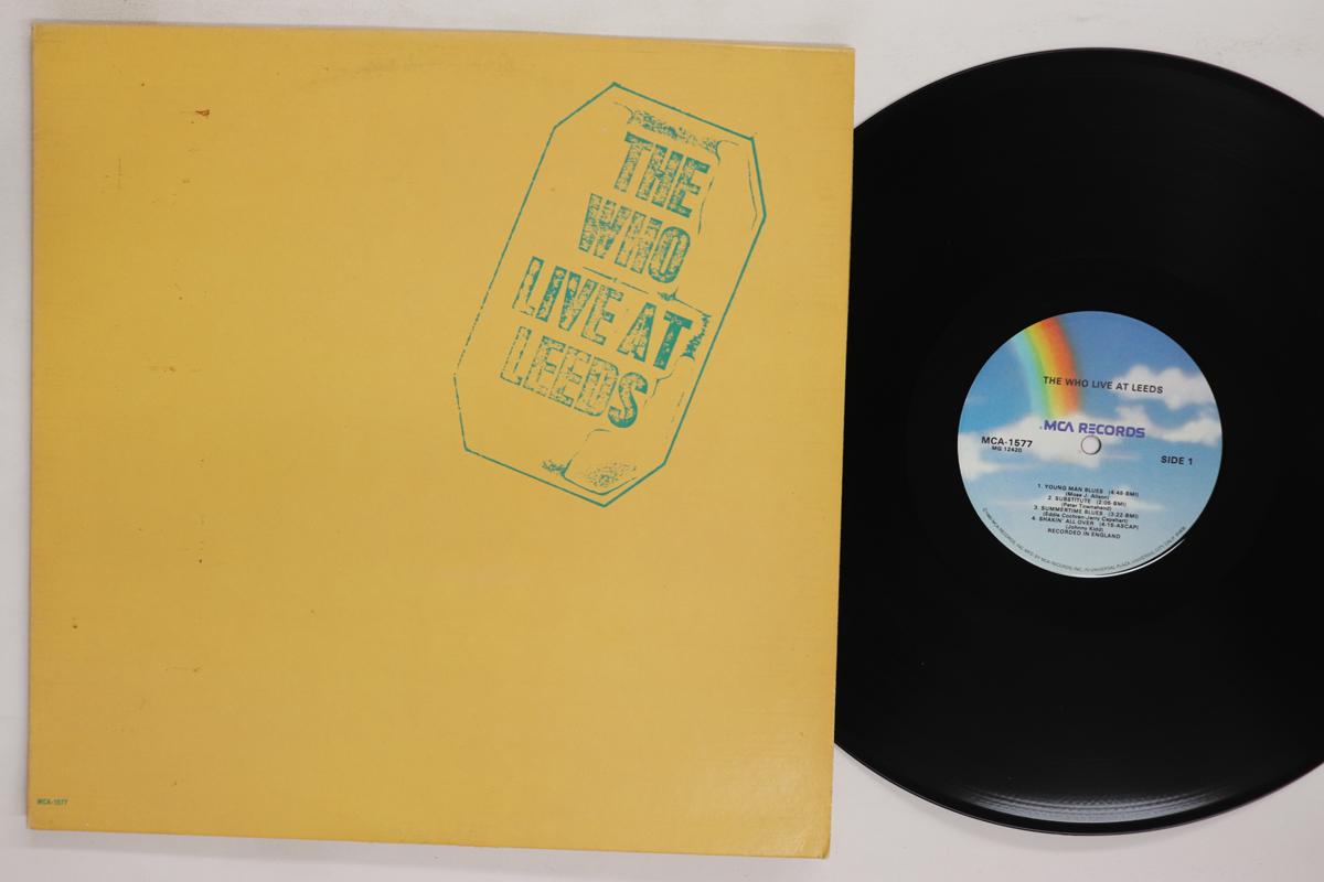 Виниловая пластинка WHO Live At Leeds MCA1577 MCA 1980 США Рок Б/у
