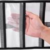 Transparent PVC Roll-up Fishing Lure Bag, 6 Pockets, Large Capacity, Foldable Storage Cover