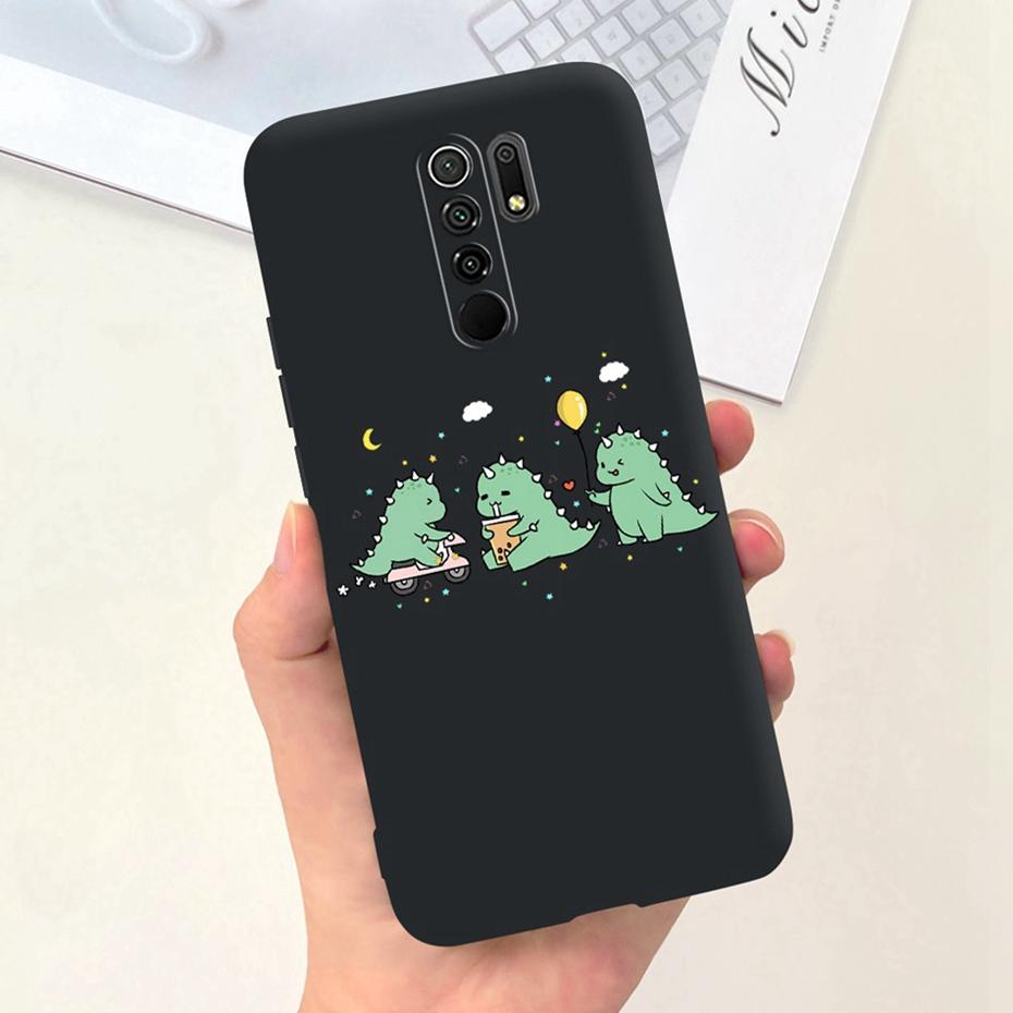 For Xiaomi Redmi 9 Cute Animal Cartoon Phone Case For Redmi 9 Prime Redmi9 China Version Candy Color Soft Silicon TPU Back Cover