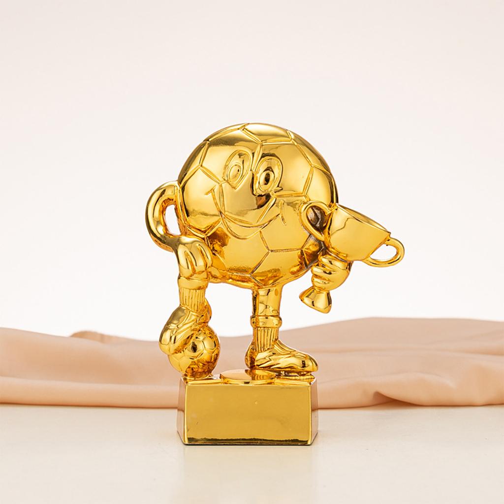 Soccer Trophy Golden Ball Ball Best Player Award Commerical Gift Football Mascot