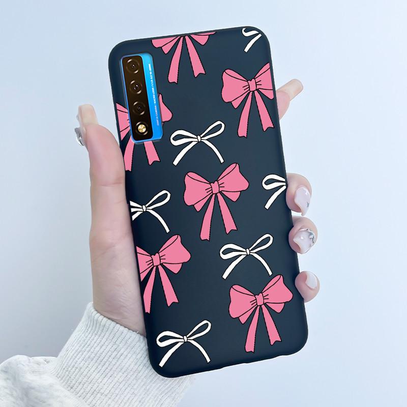 Case For TCL 20S 20L 20L+ 20 Pro 5G Luxury Cute Love Rabbit Funny Black Soft Silicone Phone Case For TCL20 20Pro 5G Back Cover