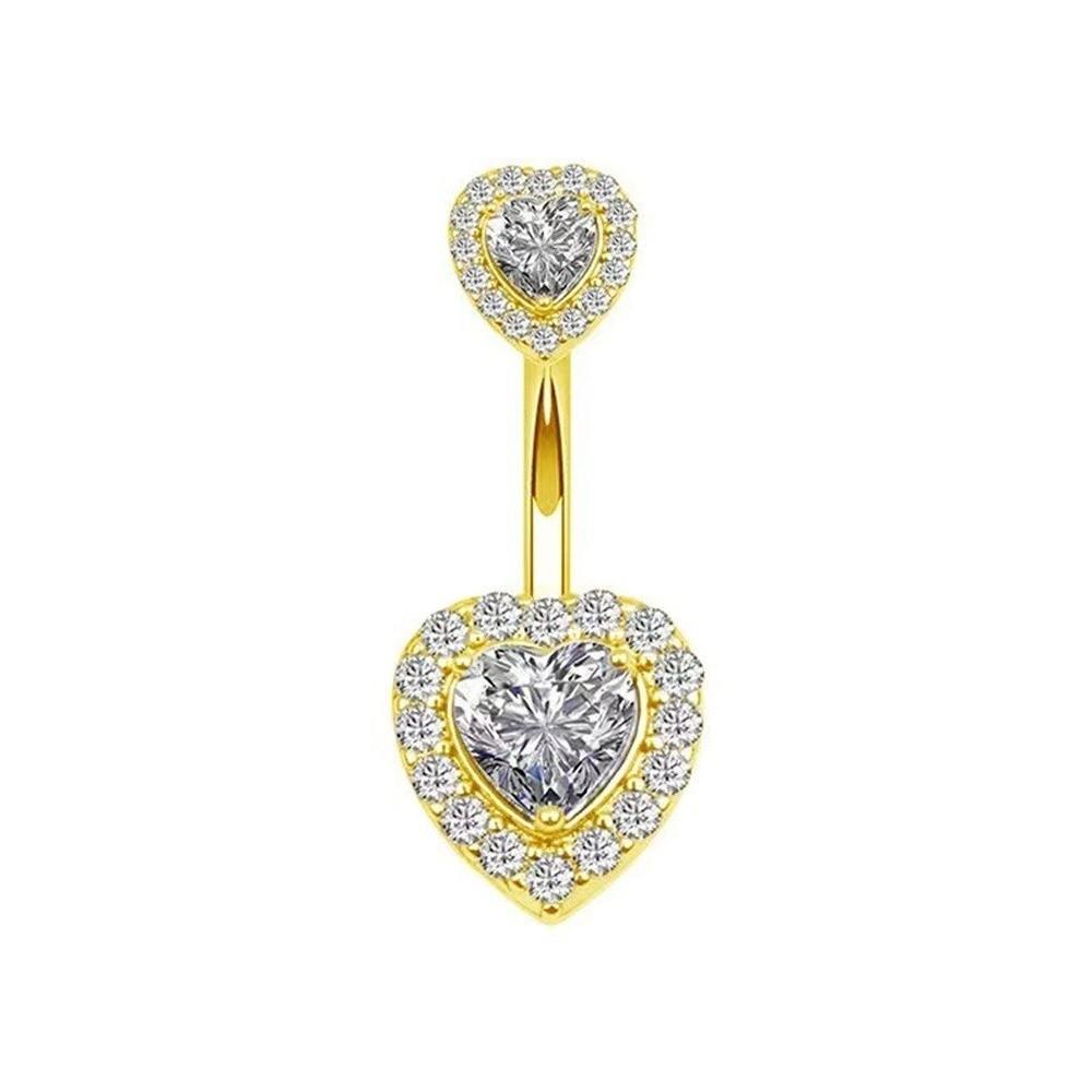 Persönlichkeits Nabelpiercing Barbell Edelstahl Gebogene Bauchnabelringe Mode Bauchringe Täglich