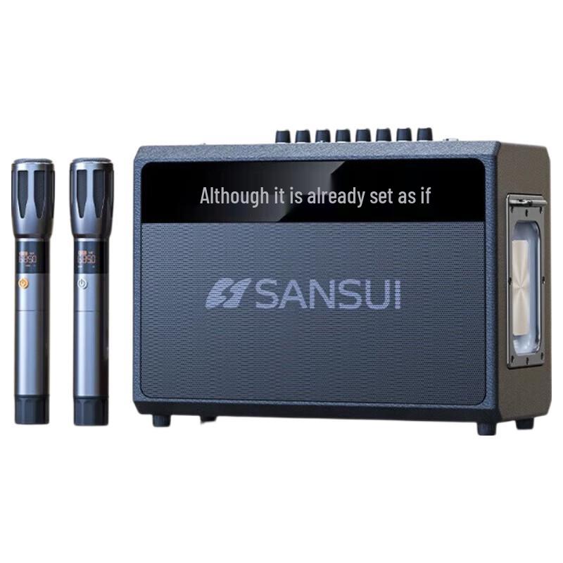

SANSUI G10 High-Power Outdoor Bluetooth Karaoke Speaker with Microphone (CN version)