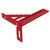 Aluminum Woodworking Square Multipurpose Measuring Ruler High Precisions Tool with Clear Scale for DIY & Professional Use