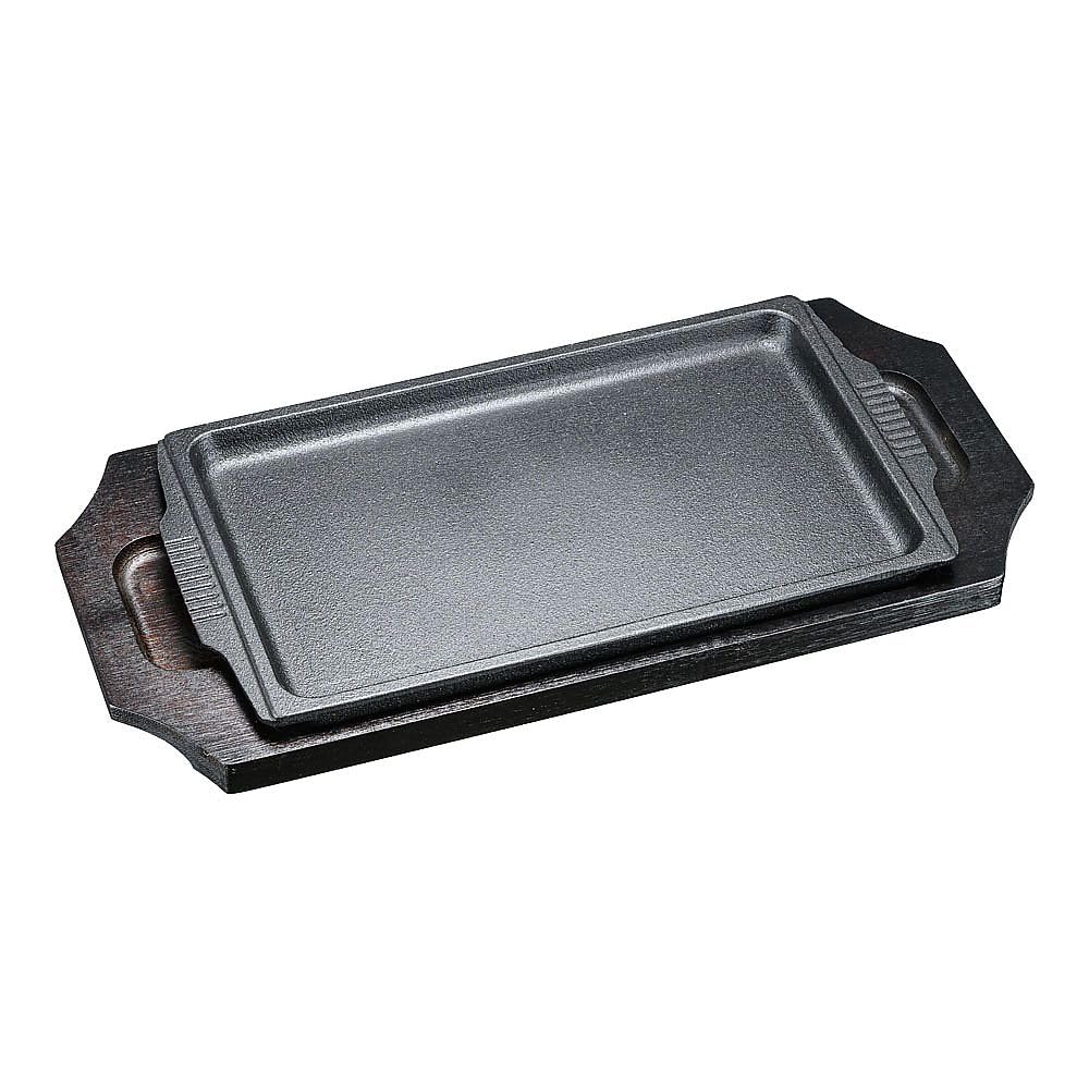 

Ishigaki Sangyo Steak Plate, 28cm, Square, 08-28, Cast Iron, China, PIS1802