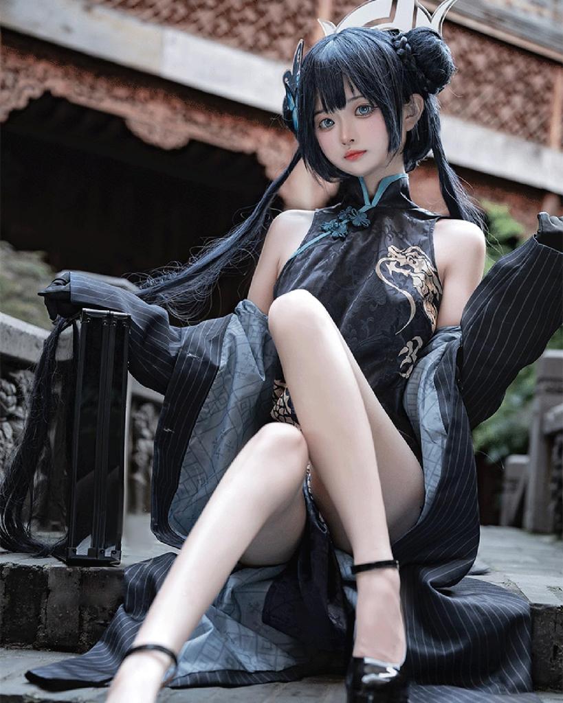blue archive chinese dress Game Blue Archive Cosplay Kisaki Costume Women Sexy Qipao Dress Halloween Party Outfit Chinese Cheongsam with Wig