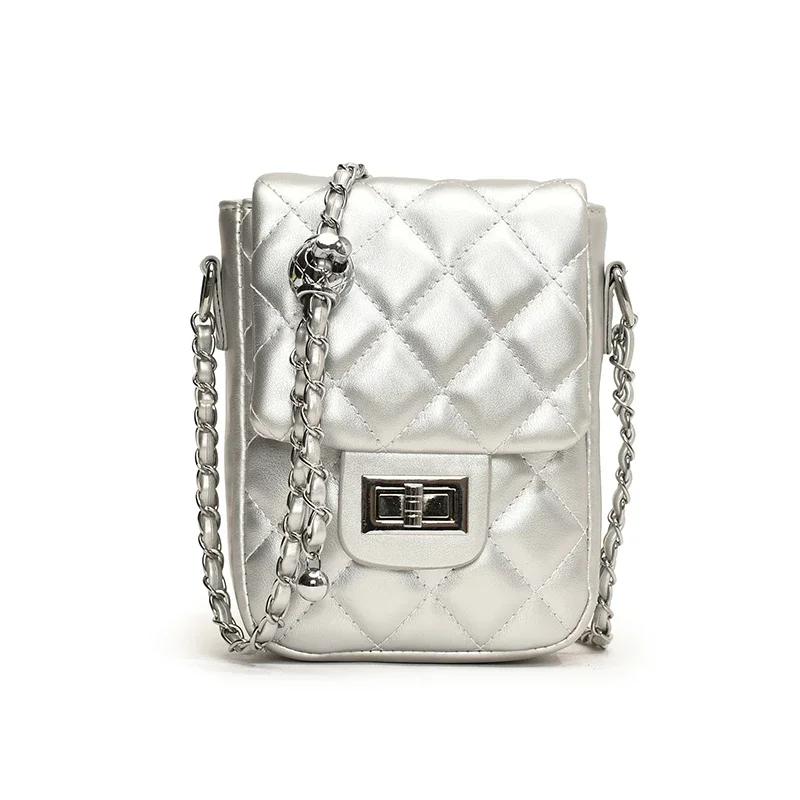 

Женские маленькие сумки, новые популярные модные сумки из искусственной кожи с цепочкой, сумки через плечо класса люкс для шопинга и поездок на работу