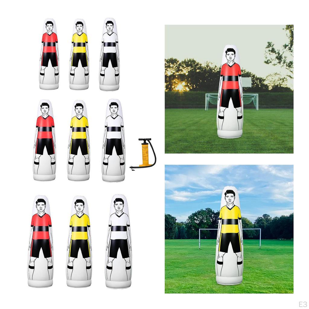 Nafukovací fotbalový tréninkový manekýn Boxovací pytel ,Defender Wall Trainer