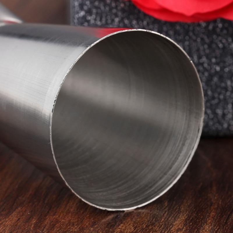 3pcs/set 15/30 20/40 25/50ml Stainless Steel Measuring Cups Party Wine Cocktail Shaker Double Tone Jigger Shot Drinks Mixed