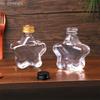 200ML Star Bottle; Cute Clear Plastic Design; Perfect for Tea, Coffee, and Water