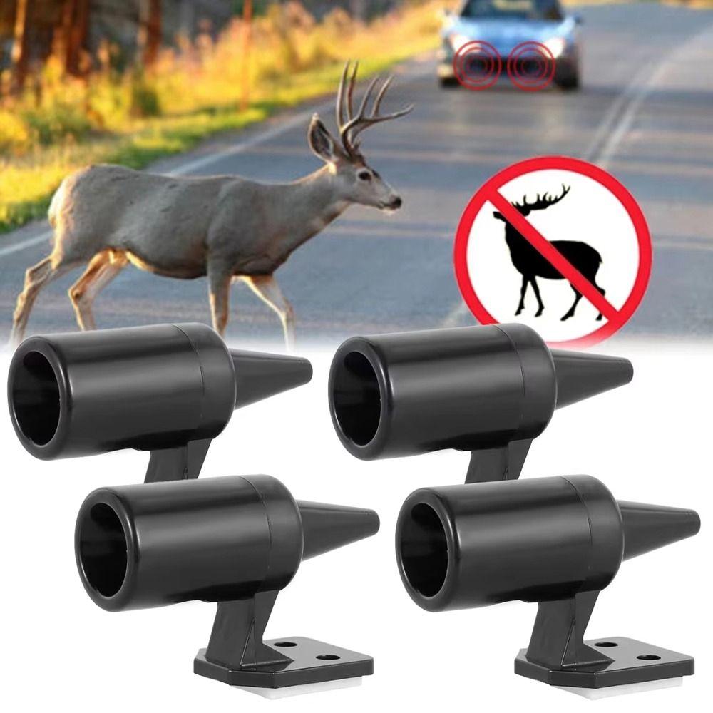 2/4Pcs Portable Animal Warn Whistles Mini Anti-collision Siren for Vehicle Field Drive