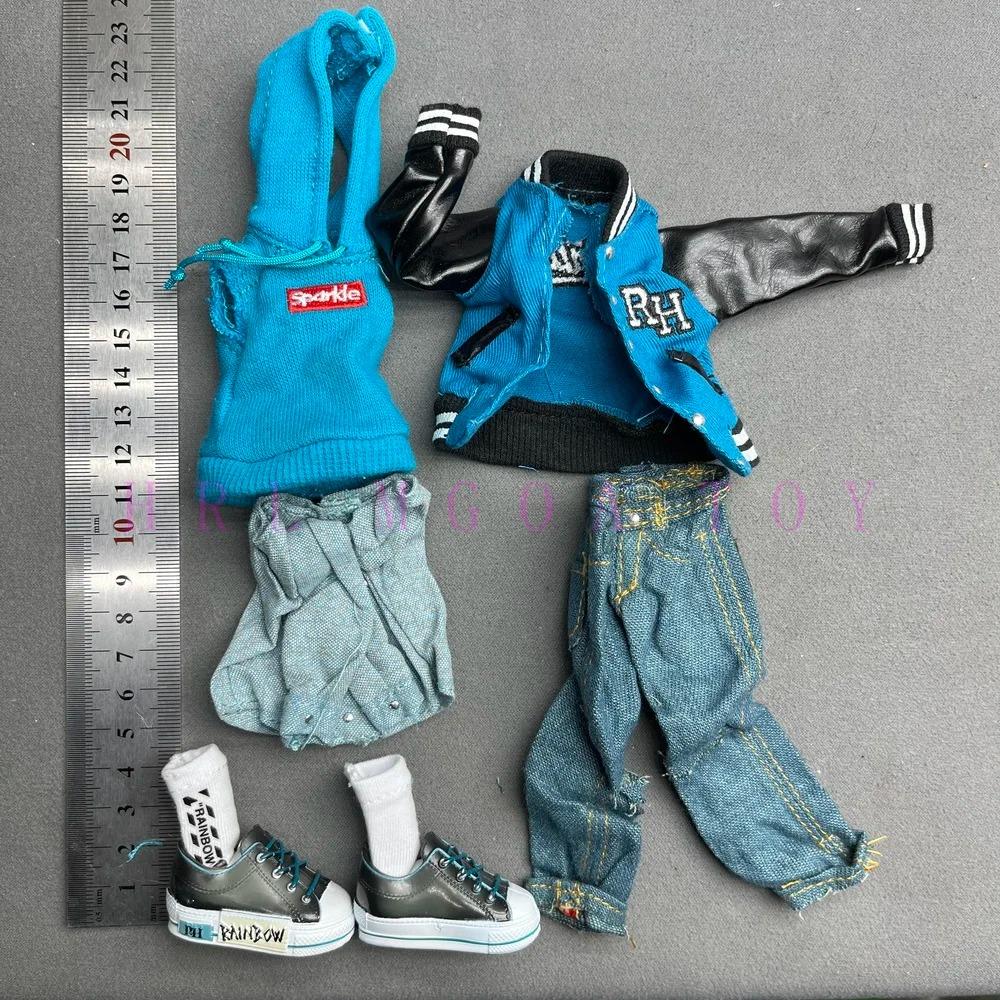Original Multi Style Rainbow Middle School 28cm Doll Clothes and Shoes Set Fashion Dressing Girls' Holiday Gift Toys