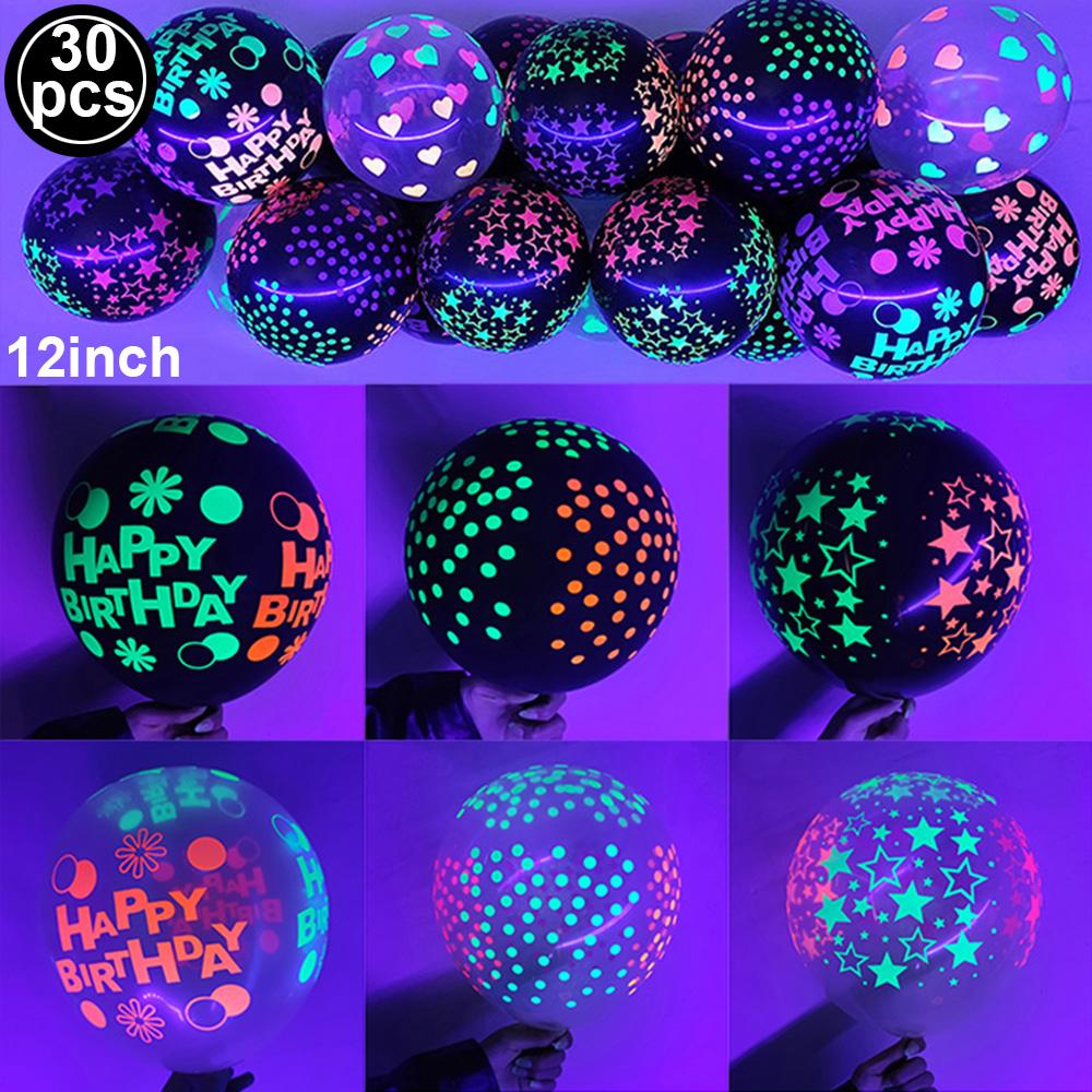 6 12 24 30 ks Neonové párty potřeby Neonové formální klobouky Svítí ve UV světle Párty fluorescenční klobouk UV světlo Párty dekorace Dospělí 5