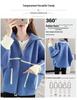 Women's Autumn & Winter Knit Cardigan: Loose Denim College Style Versatile Casual Outerwear