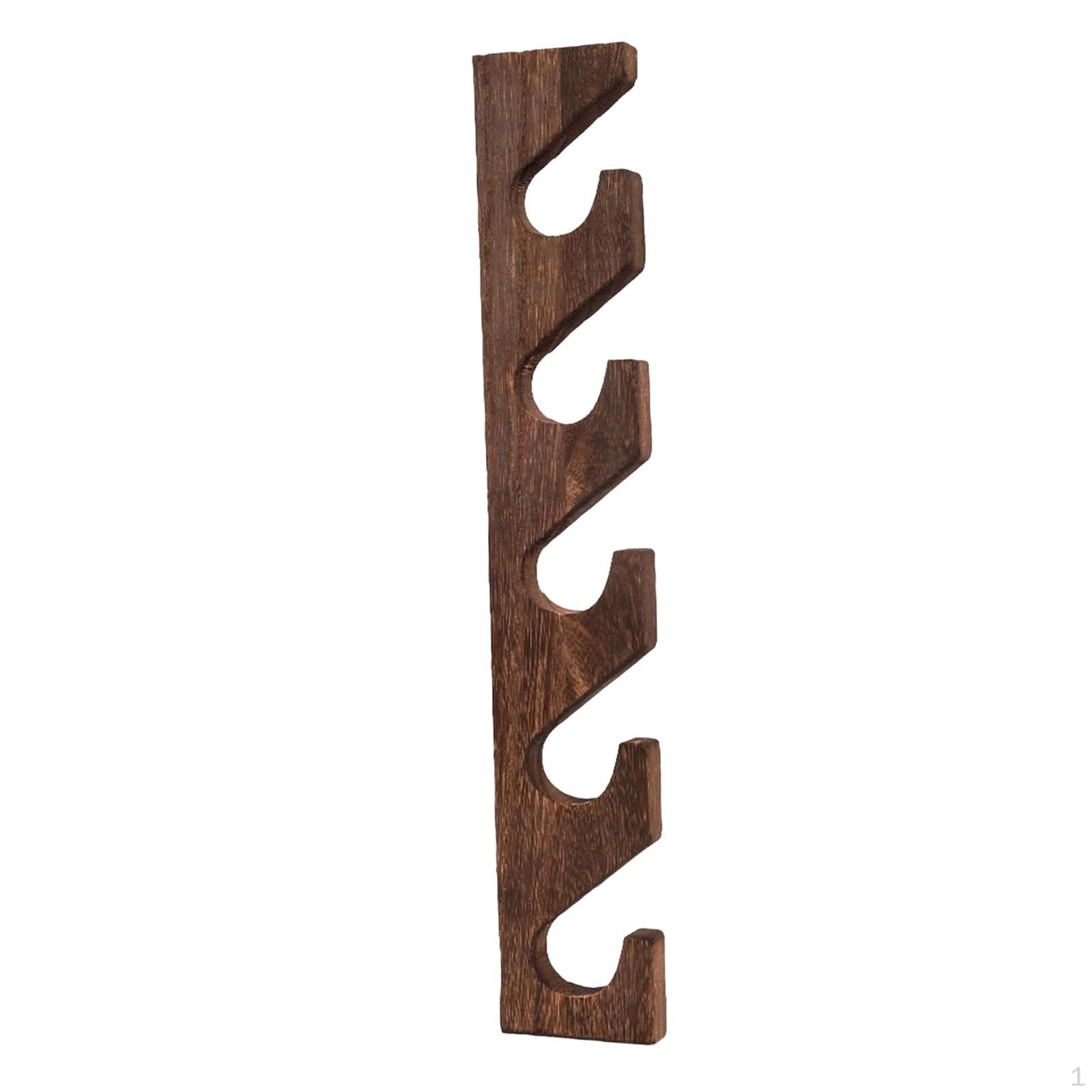 1 Baseball , Cap Organizer, Wooden Display Stand, 5 Hooks, Ideal for Gifting, Home Decor 1 PC