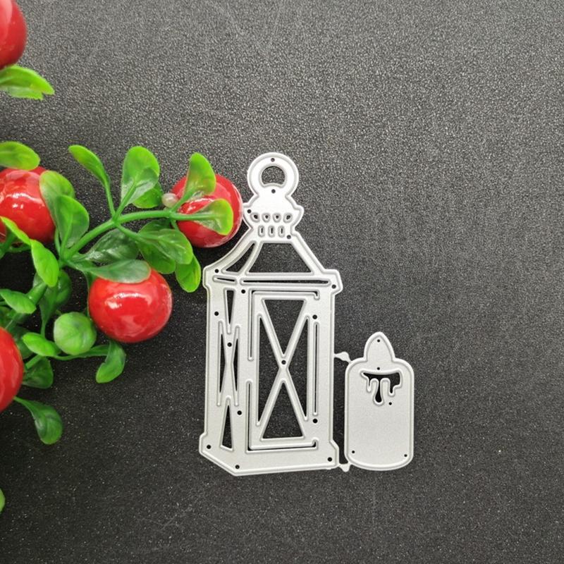 Cute Lamp Die Cuts Metal Cutting Dies Embossing Template Easter Supplies for Girl Kid DIY Scrapbooking Craft Gift Cards