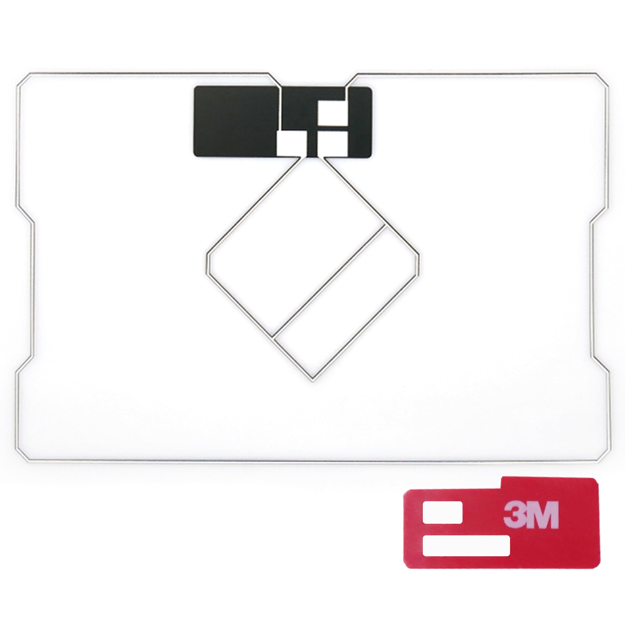 

Gn096 Інтегрована GPS плівкова антена, Для ремонту та заміни, Заміна для заміни скла, Елемент, 1 integrated GPS чорний