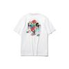 Li Ning Sports Fashion Collection T Shirts Unisex White Crew Neck Moderate Straight Fit AHSR406-1