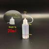 Needle-Point Liquid Dispensing Bottle for Makeup, Tattoo Pigment, Essential Oils, PE Plastic