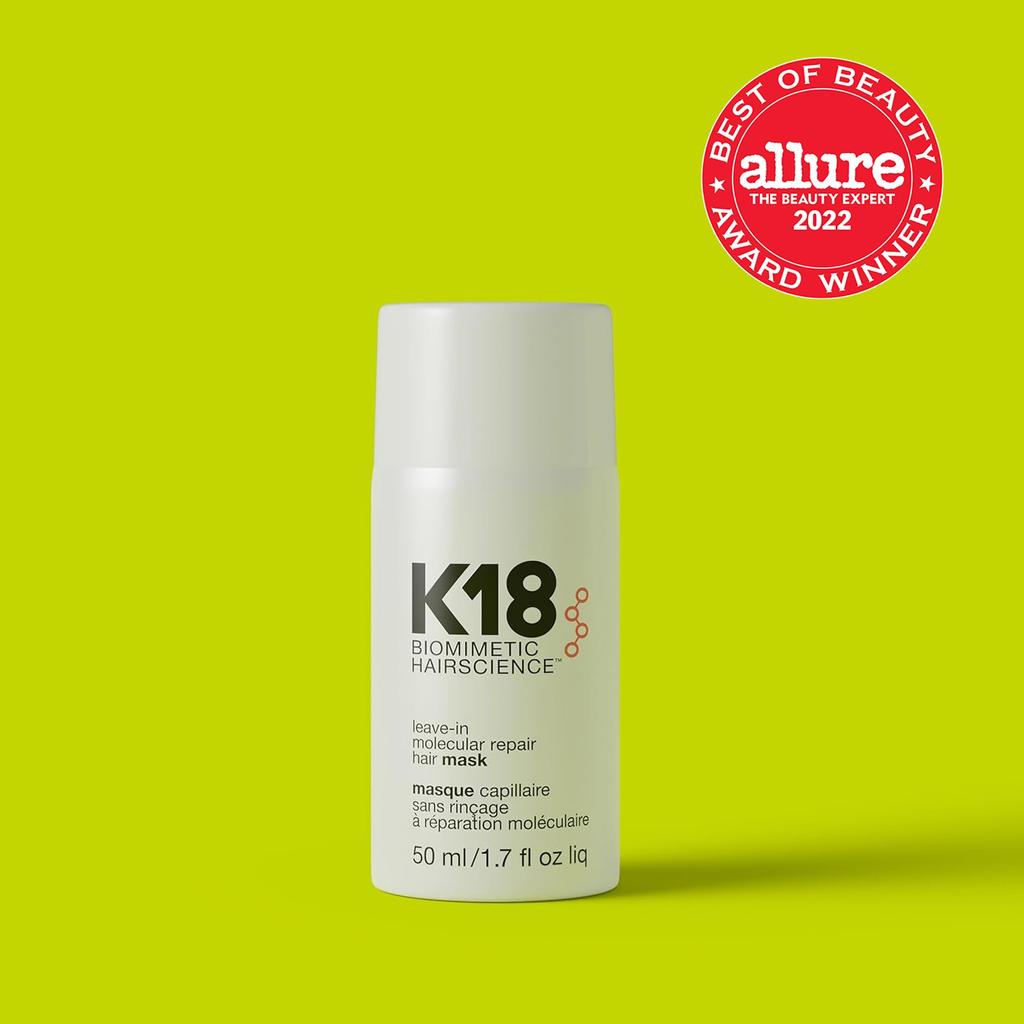 K18 Hair Mask Do Not Rinse 50ml Using Biotechnology Molecular For Hair Damage K18Peptide Biomimetic Hairscience Molecular Repair Hair Mask 50ml