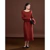 Demana Women's Elegant Tassel Knitted Dress
