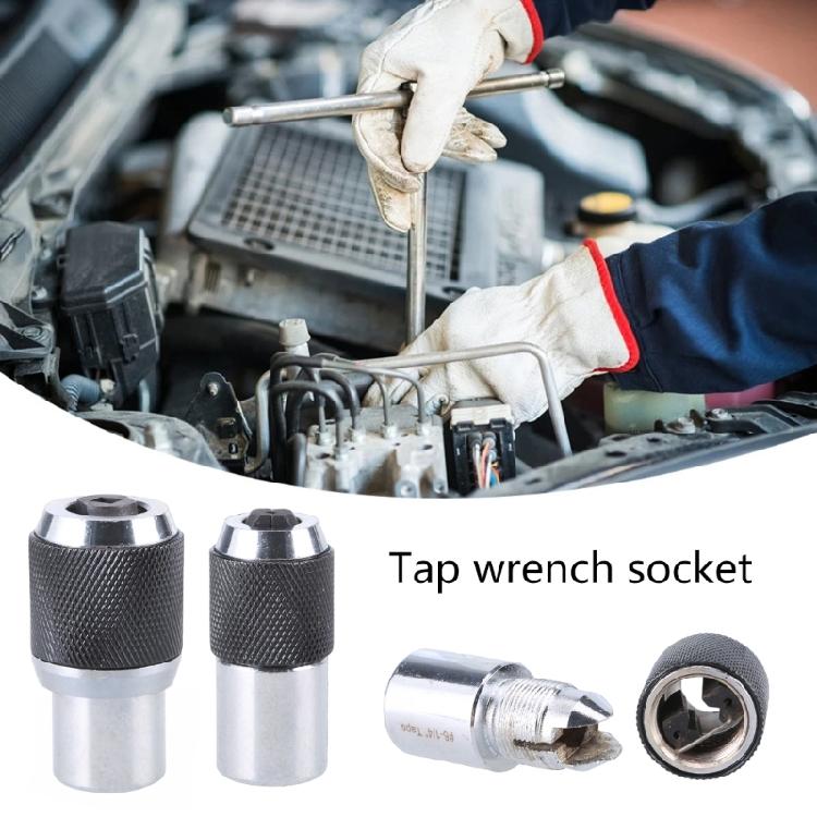 Tap Socket 3/8 Socket Adapter Adjustable Tap Extractors Tool Tap Extractors Socket for Taps Reamers Screw Extractors