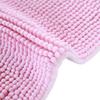Chenille Anti slip Water Absorbent Non slip Mat Bathroom Living Room (Pink)