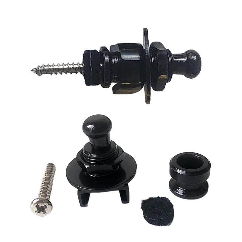 10Pcs Guitar Strap Locks Metal Button Security Straplock Guitar Accessorys