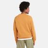 Timberland Letter Number Embroidered Crew Neck Sweatshirt Men Sweatshirt Yellow A669D-P47