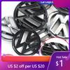 VW GTI GOLF Valve Stems Caps 2026 Hot Volkswagen VW Hub Caps 135mm Car Front Grille Badge and 110mm Rear Trunk Emblem Lid Logo 5