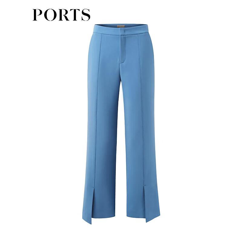 PORTS Women's Triacetate Slim Cropped Trousers