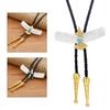Legierung Bolo Krawatte für Herren Goldener Adler Bolo Krawatte Krawatte Kragenanhänger Western Halskette für Teenager Cowboy Rodeos Accessoire